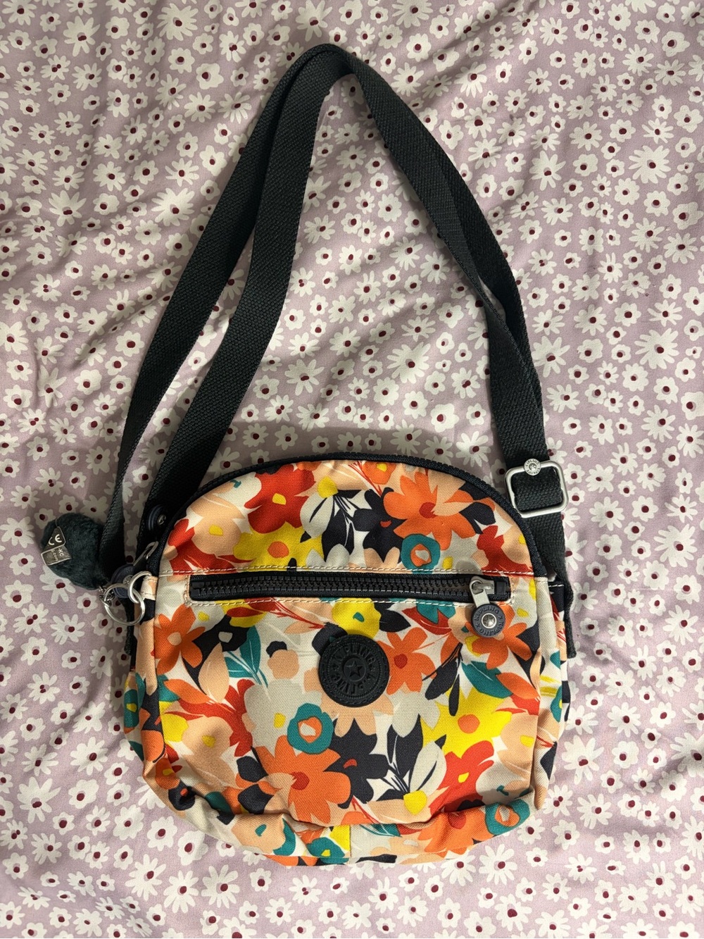 Kipling Floral Multicolor Crossbody Bag